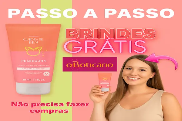 Cadastro Boticário para ganhar amostra grátis
