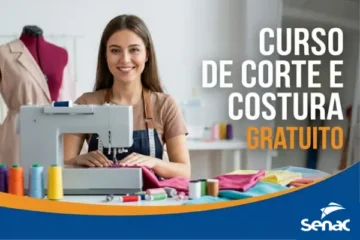 curso de Corte e Costura Senac gratuito