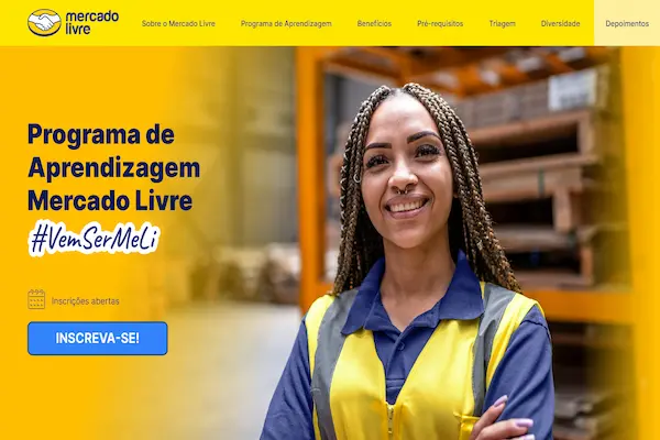 jovem aprendiz Mercado Livre